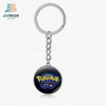 Fábrica de alta Qualidade Por Atacado Pokemon Go Custom Metal Coin Keychain